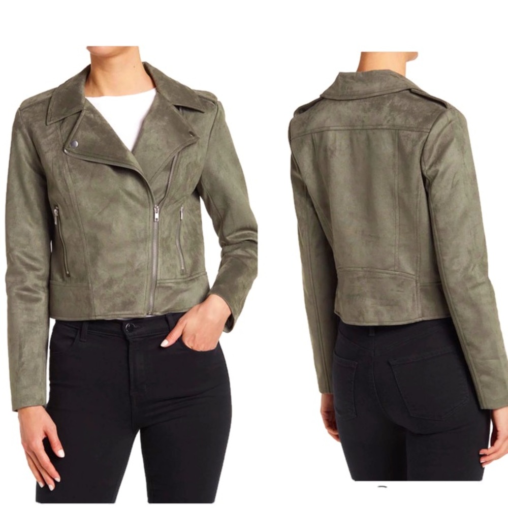 BB Dakota by Steve Madden Faux Suede Moto Jacket